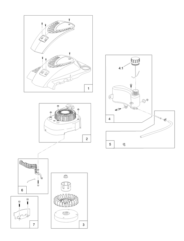 Hayter 474A fuel tank
