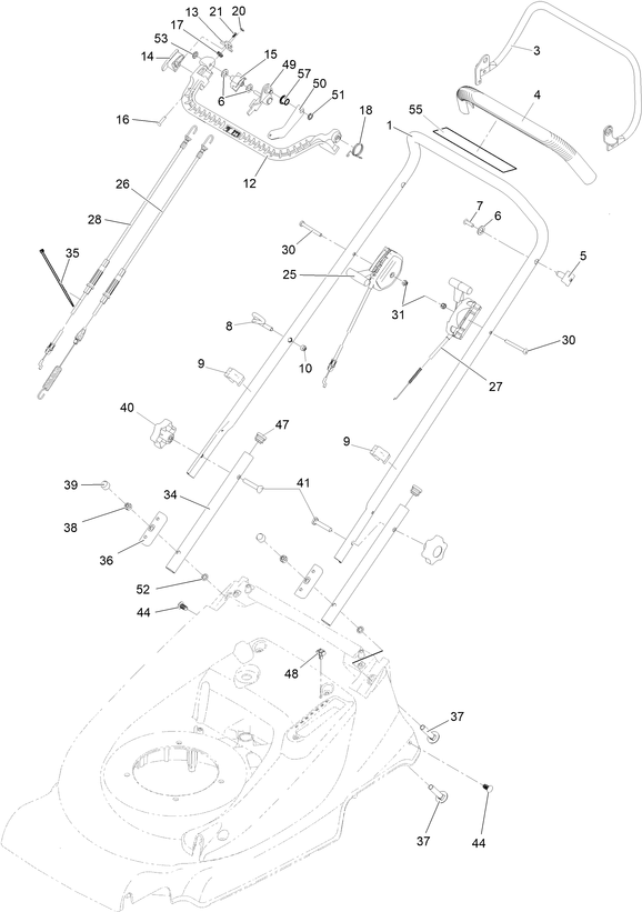 Hayter 475a handlebar