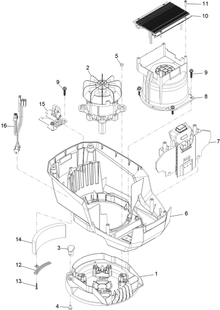 477a-motor-module Hayter 477a blade