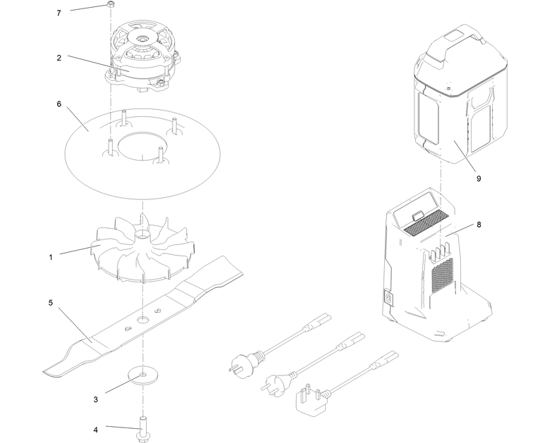 Hayter 554A motor