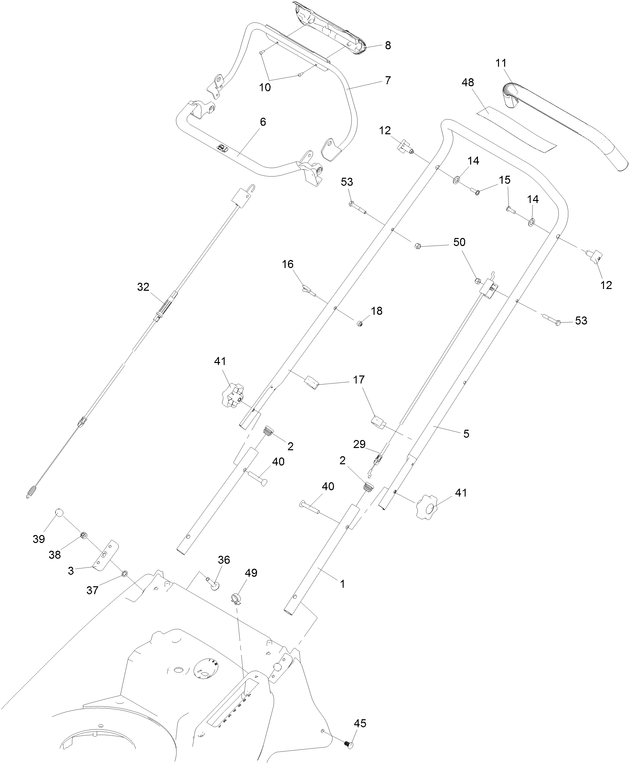 574a-handlebar-control Hayter 574A handles