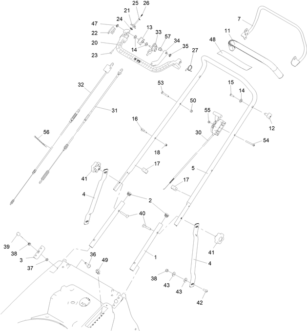 hayter 579a handle