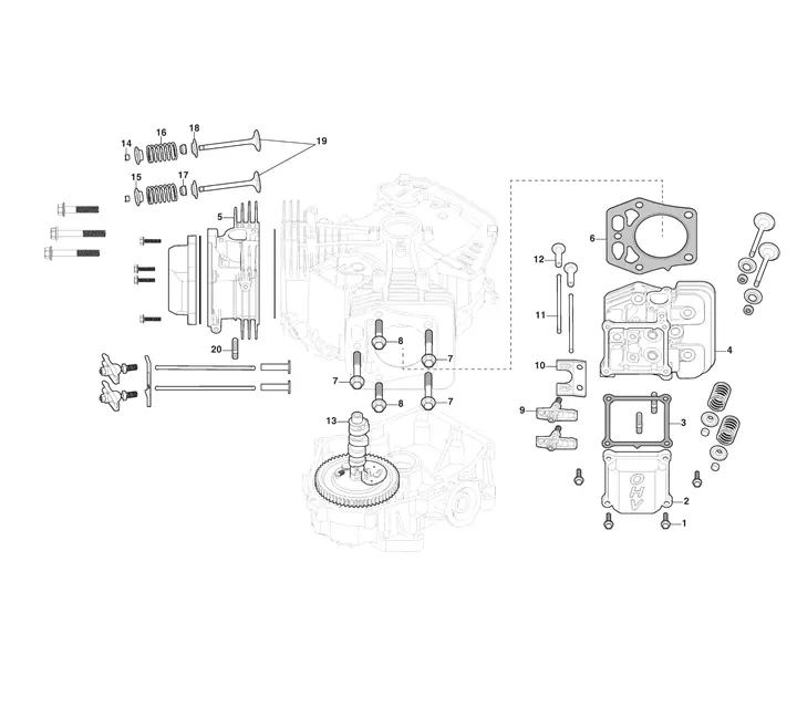 mountfield 1736h cylinder head