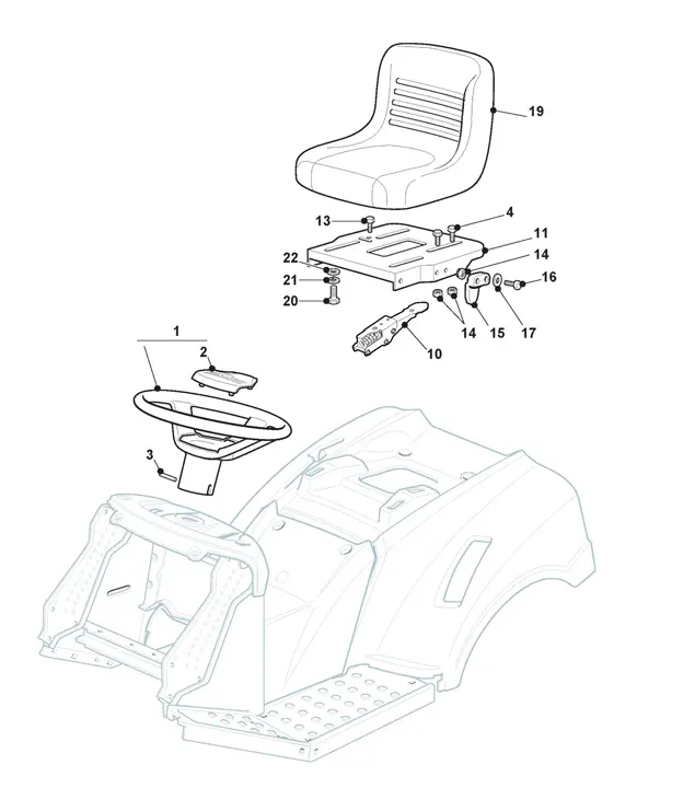 mountfield 1536h seat