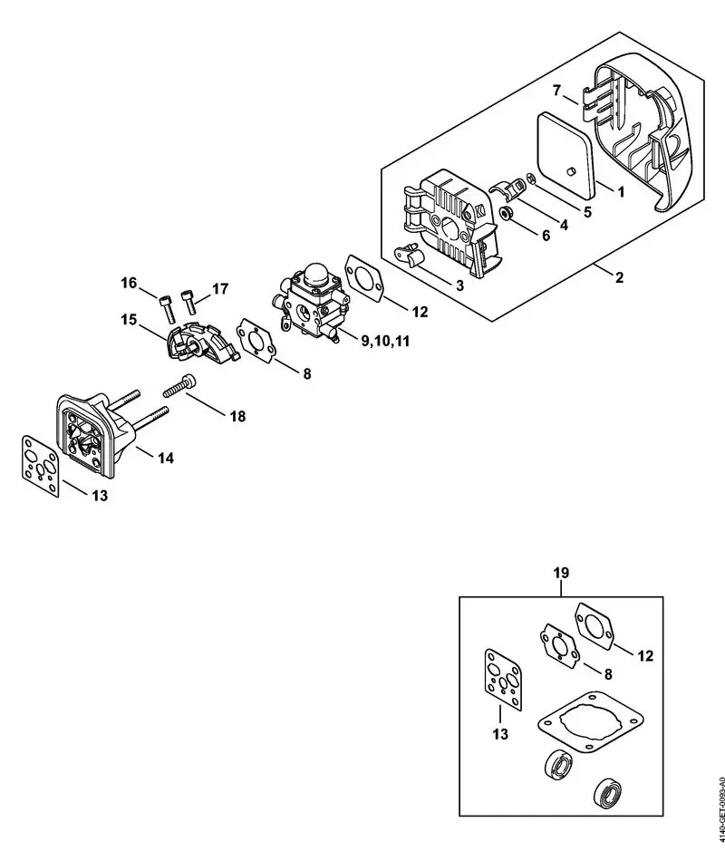 Stihl FS55 Airfilter
