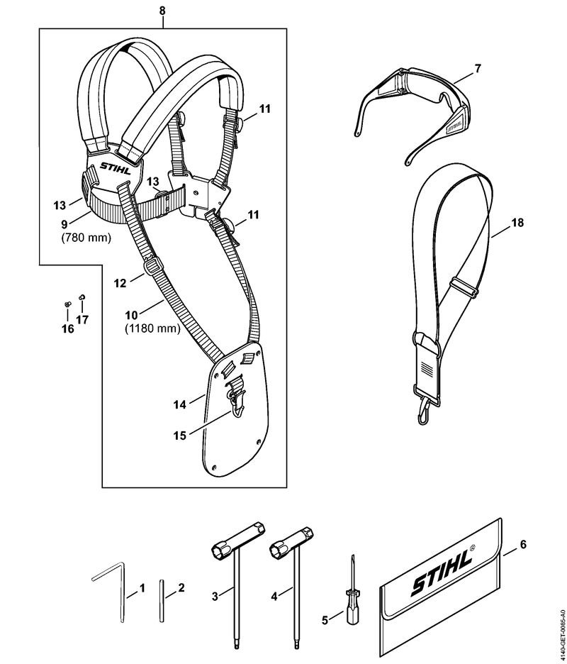 Stihl FS55 Tools