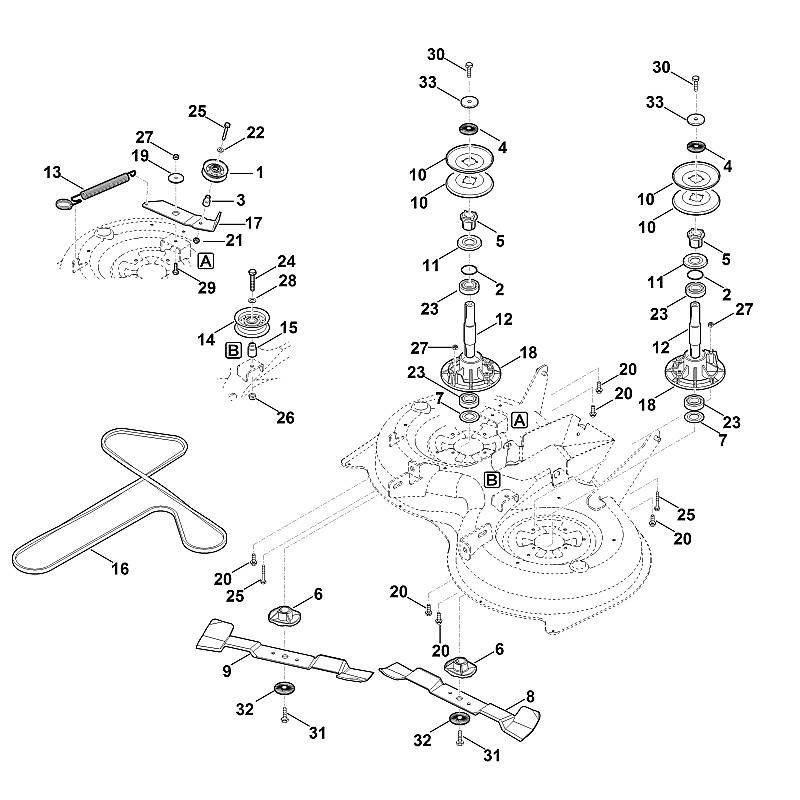 Stihl RT5097 blade drive