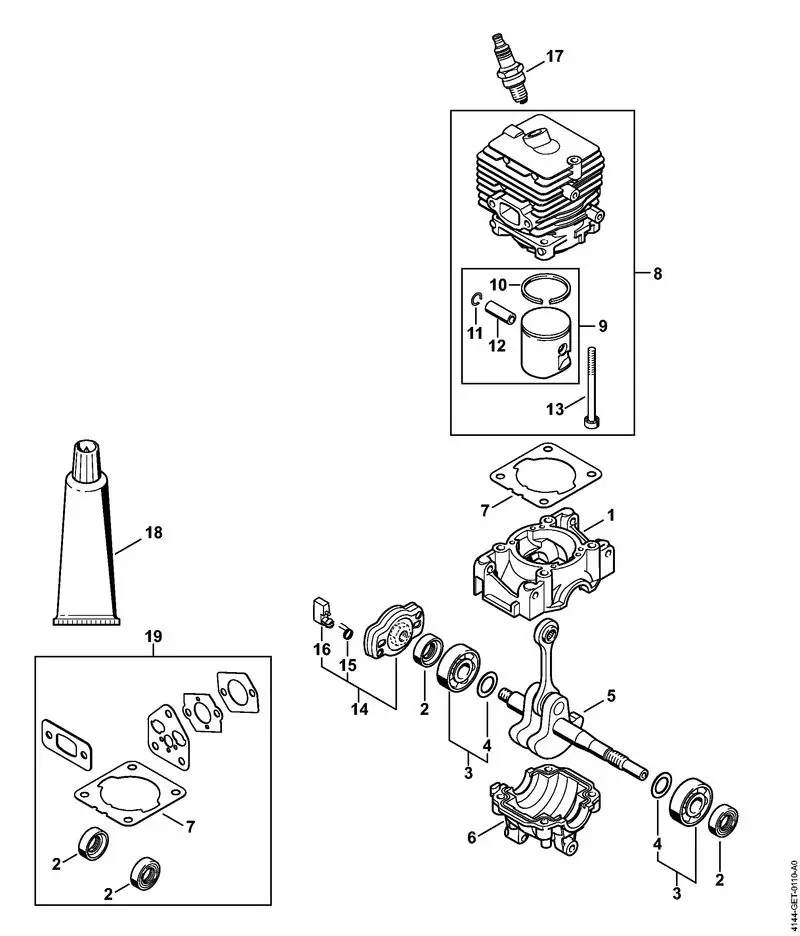 Stihlkm56 Crankcase-cylinder