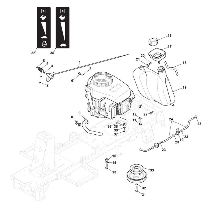 mountfield 827 engine