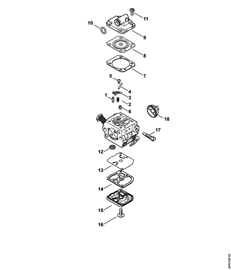 Stihl MS170 Carb
