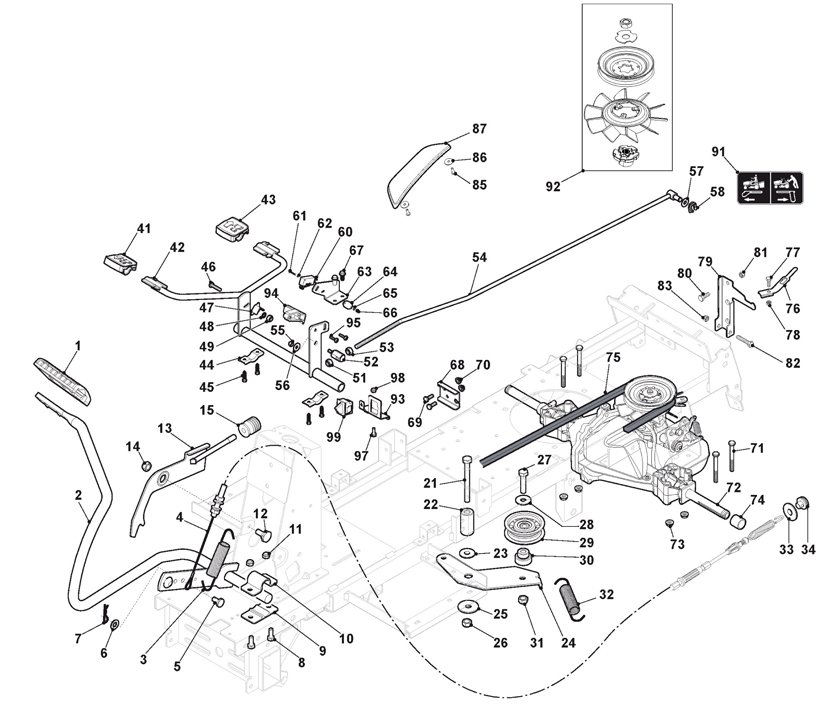 Mountfield 27h transmission