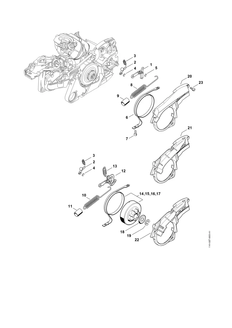 Stihl MS261C-M - Chain Brake