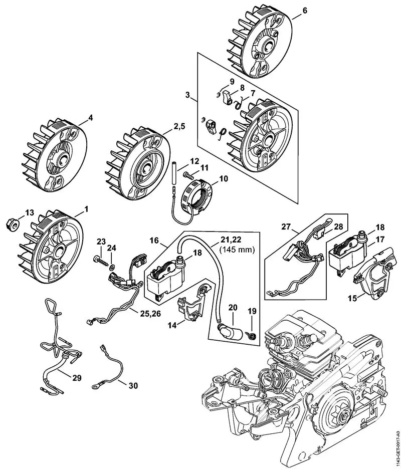 Stihl MS241C-M - Ignition System