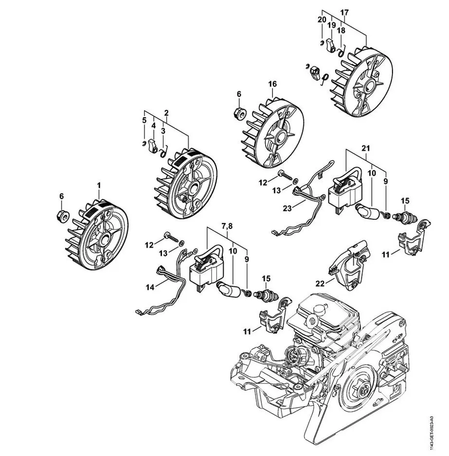 Stihl MS231 - Ignition System