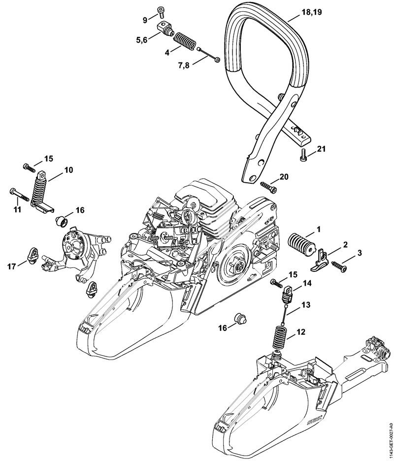 Stihl MS231 - AV System