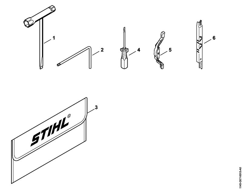 Stihl MS201C-M - Tools