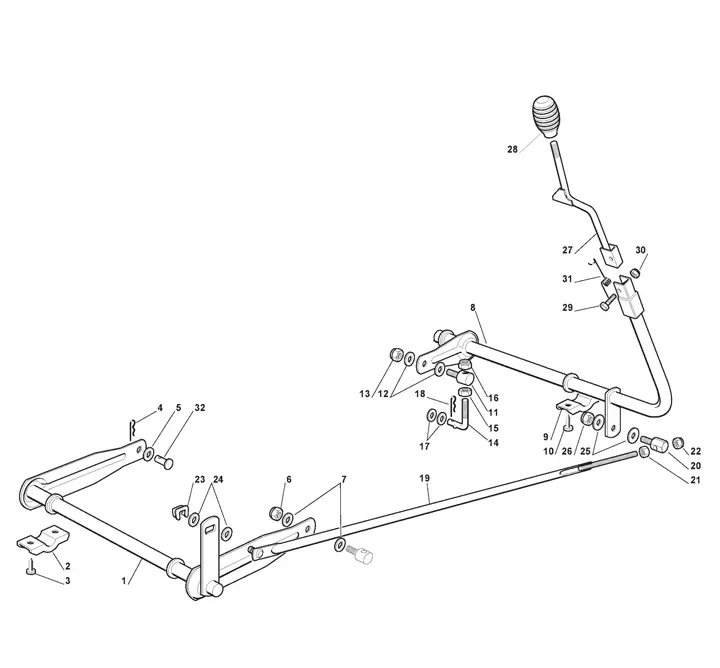 Mountfield 1328H cutting plate lift