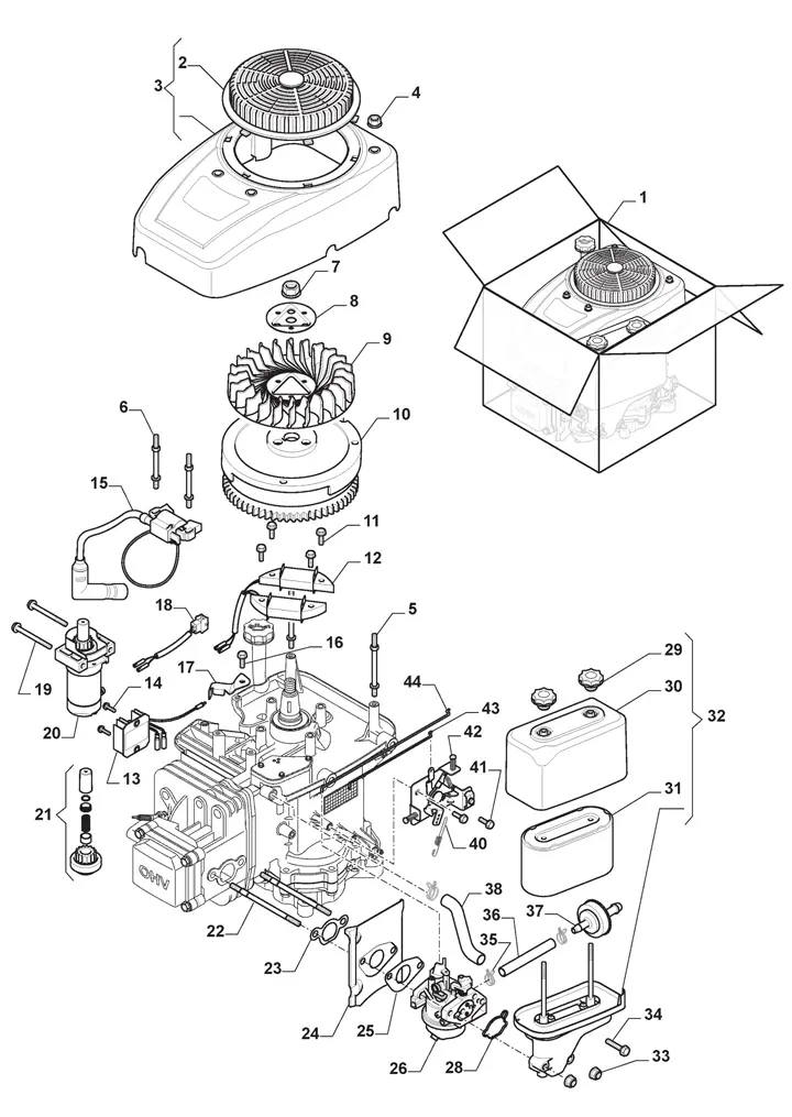 mountfield 1328h starter