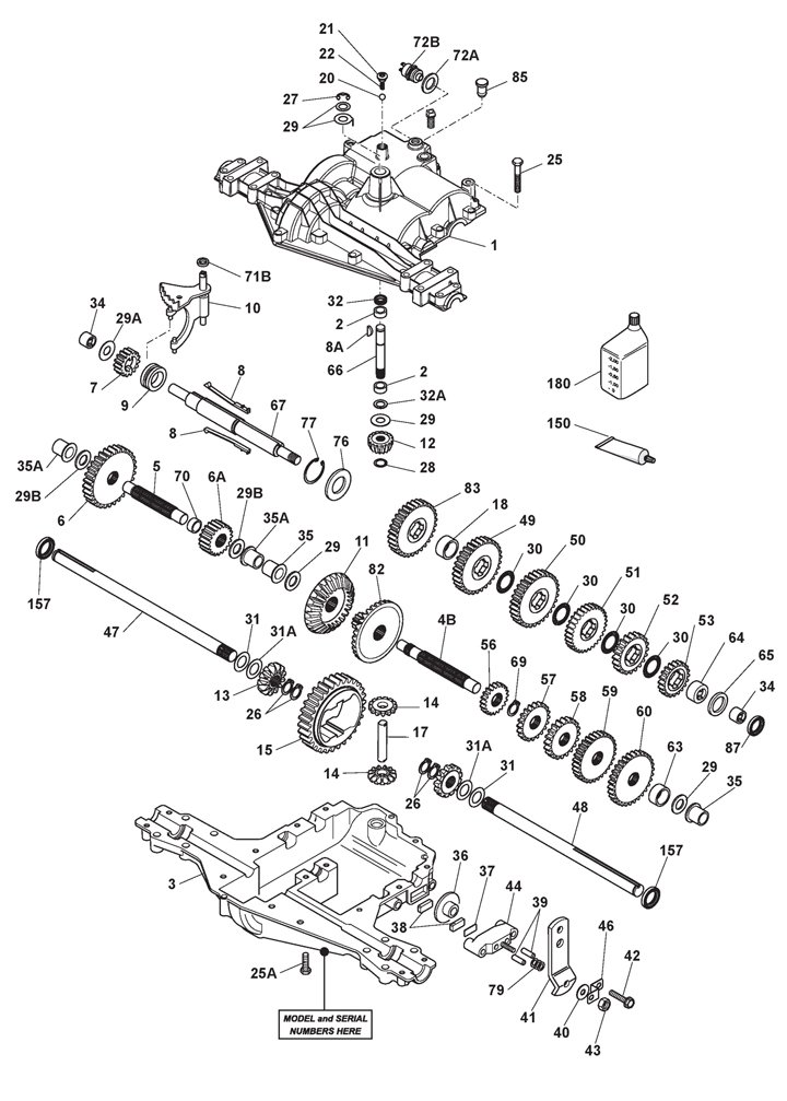 Mountfield 1330M - Transmission