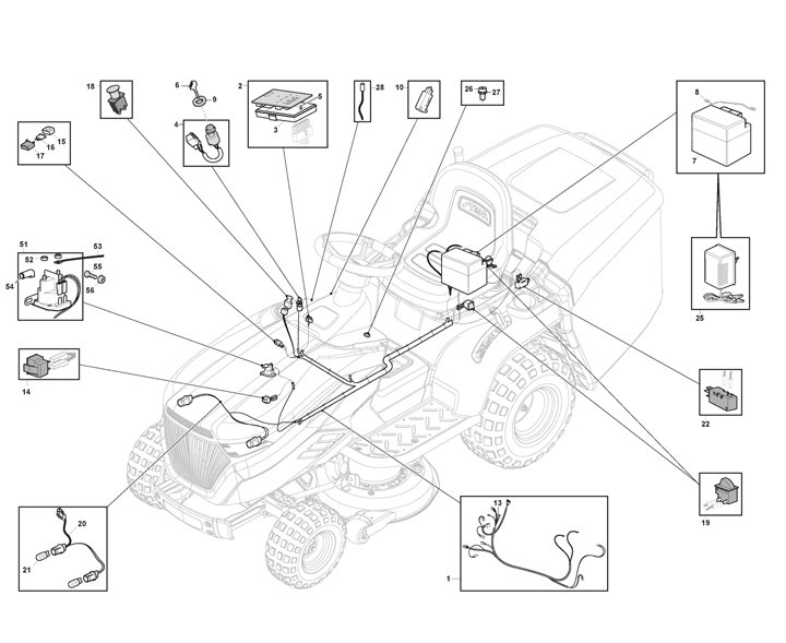 Mountfield 1538H Electrical Parts