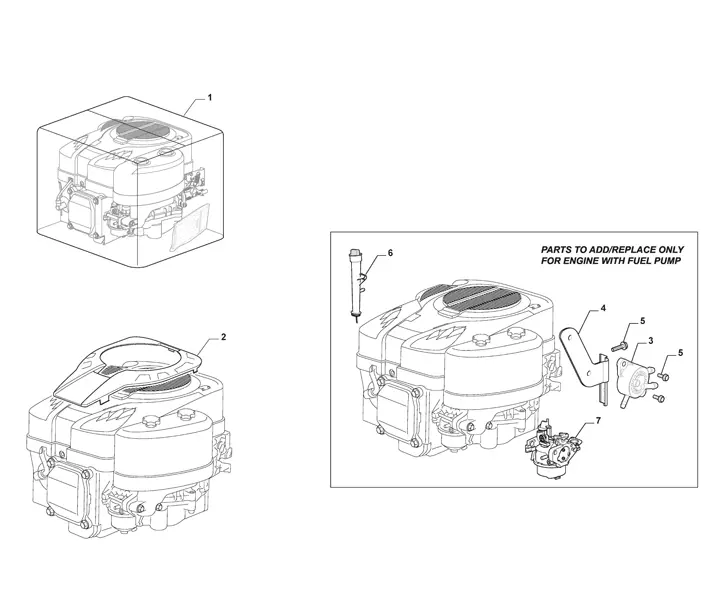 Mountfield 1538H fuel pump