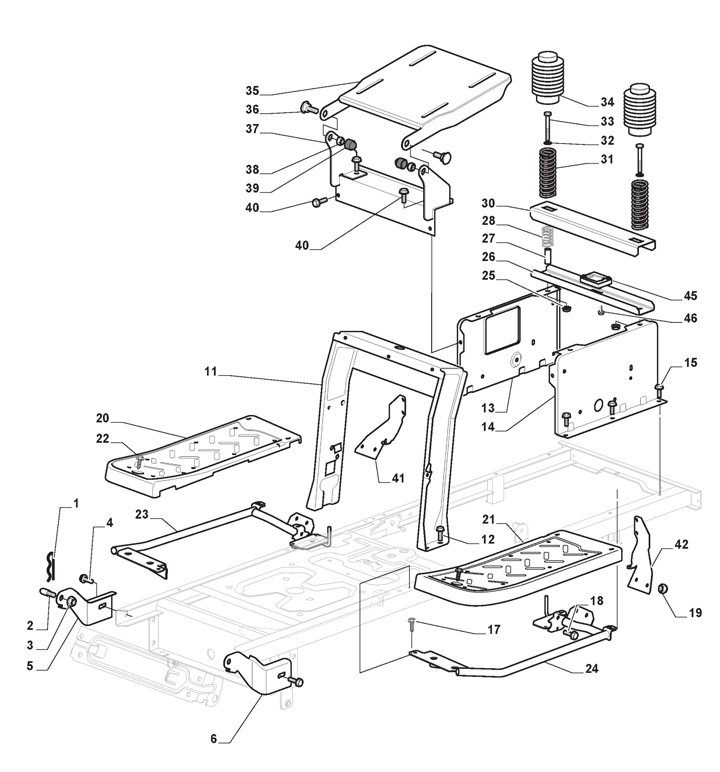 Mountfield 1538H Frame