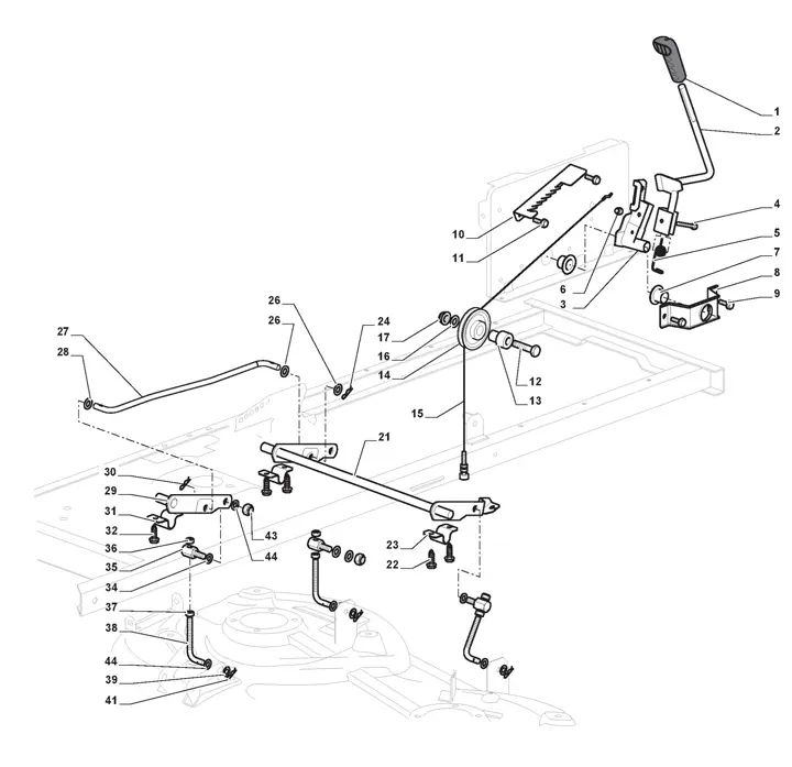 Mountfield 1538H-SD Cutting Plate Lifting