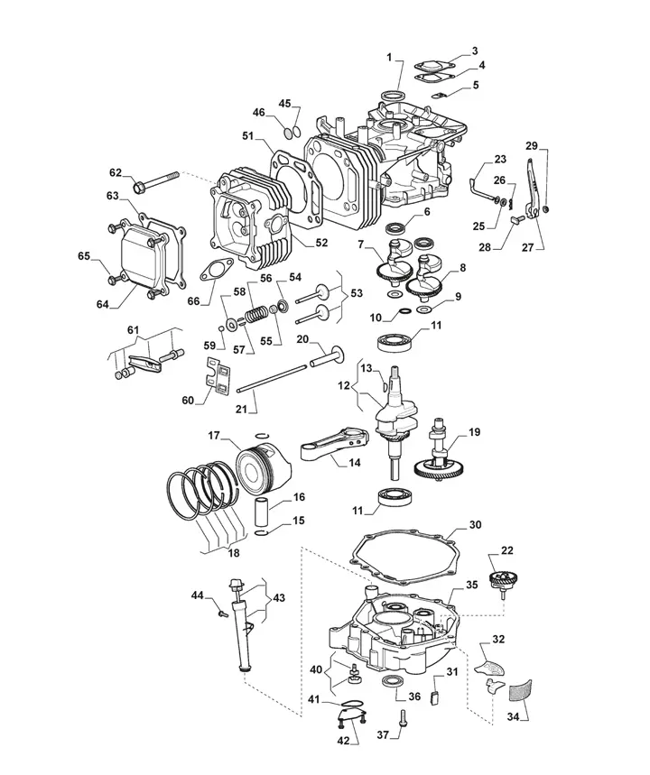 Mountfield 1538H-SD Piston