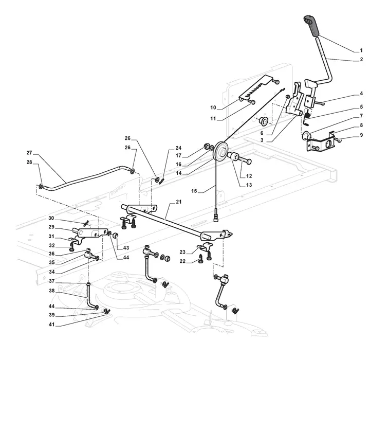 Mountfield 1538M-SD Cutting Plate
