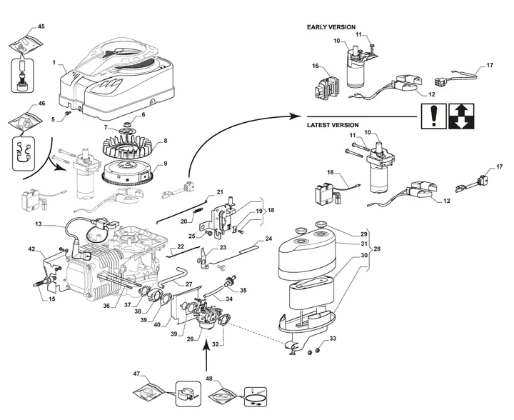 Mountfield 1538M-SD Carburettor
