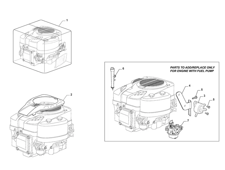 Mountfield 1538M-SD fuel pump