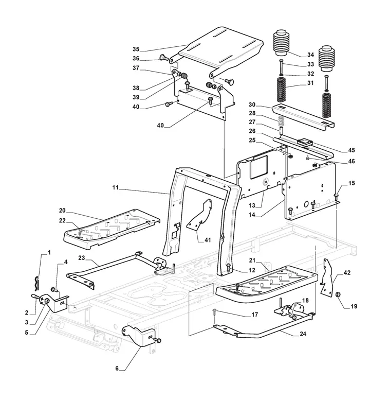Mountfield 1638H Frame