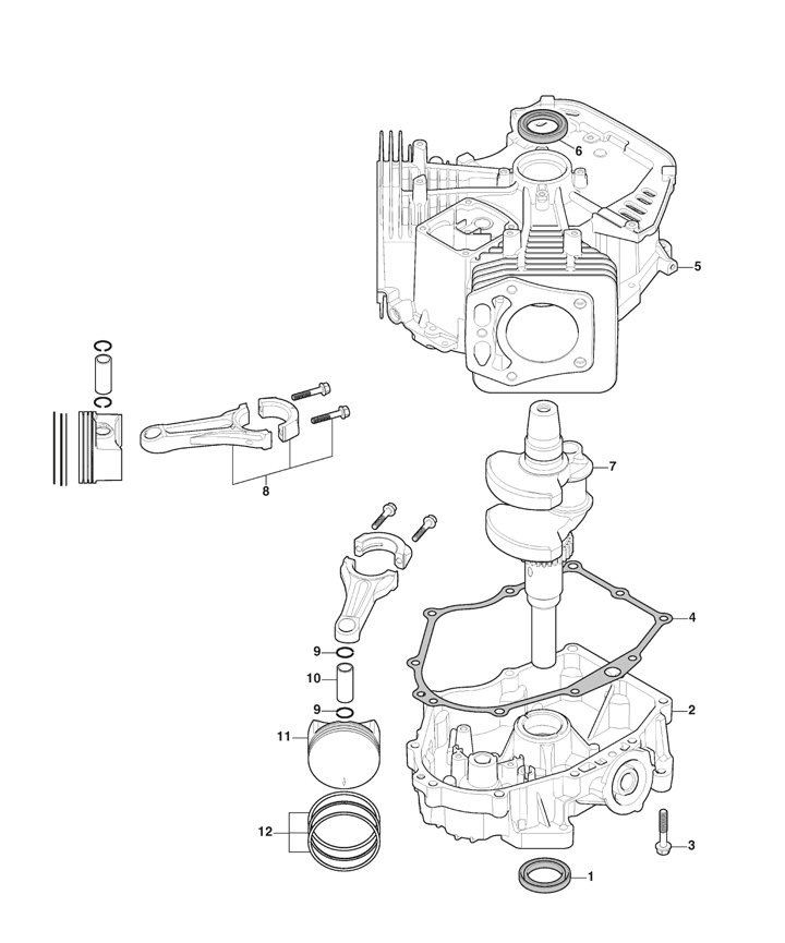 Mountfield 1643H-SD Piston