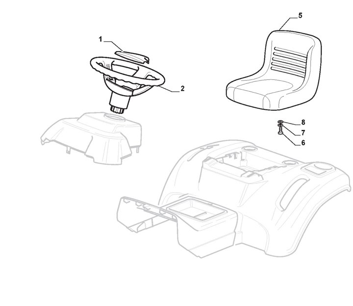 Mountfield 1643H-SD Seat