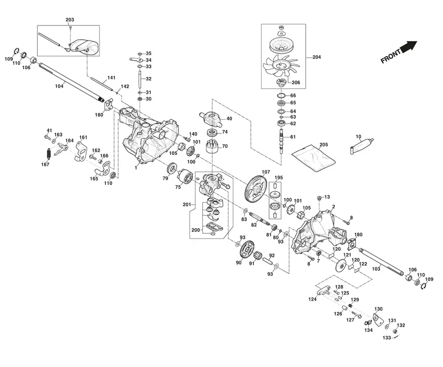 ountfield 1643H-SD Transmission