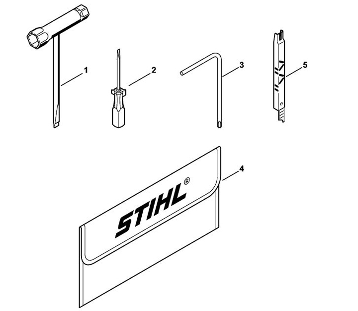 Stihl MS231C-BE - Tools