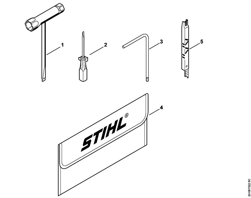 Stihl MS231 - Tools