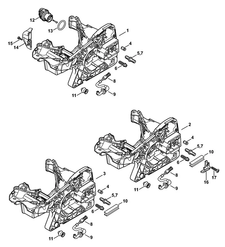 Stihl MS231C-BE - Motor Housing
