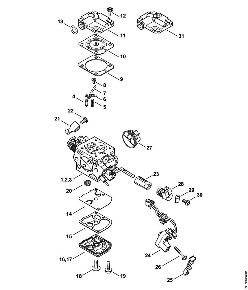 2410ET030_ZGR_01_04 Carburetor C1Q-S275, C1Q-S276, C1Q-S277
