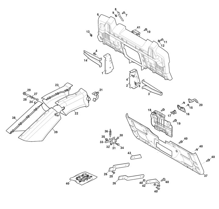 Mountfield Freedom 30E Chassis Rear