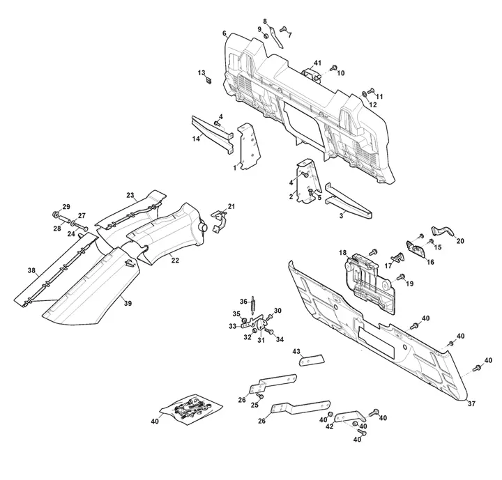 Mountfield Freedom 30E Chassis Rear