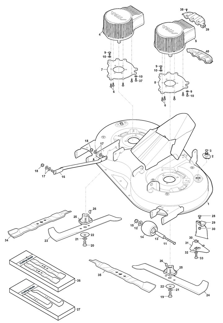 freedom 30e (2021) Mountfield Freedom 30E Cutting Plate