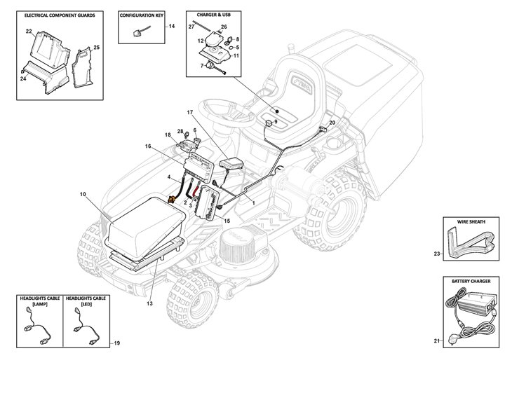 Mountfield Freedom 30E Electrical Parts