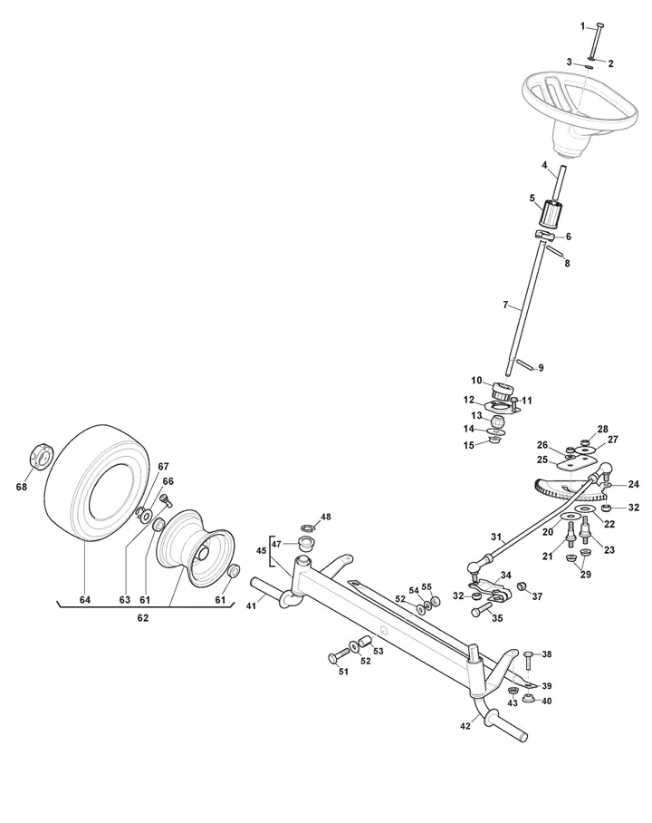 Mountfield Freedom 30E Steering
