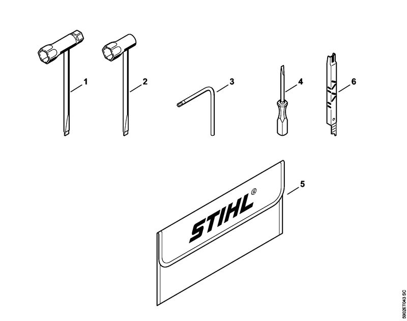 Stihl MS261C-M - Tools