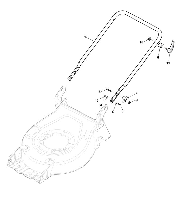 Mountfield Empress 46Li Handle