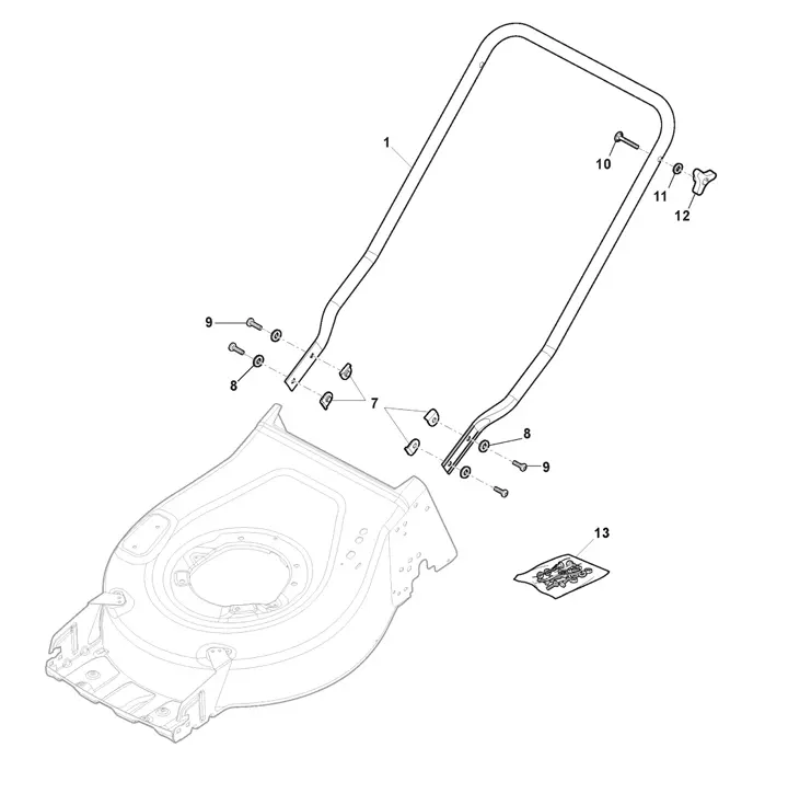 Mountfield HP42 Handle
