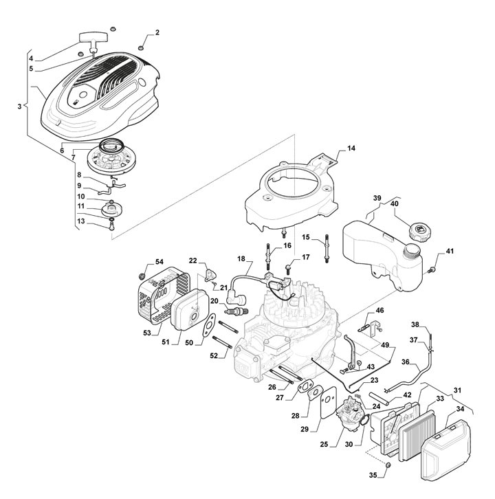 Mountfield HW531PD Carburettor