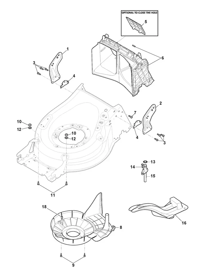 Mountfield HW531PD Belt Protection