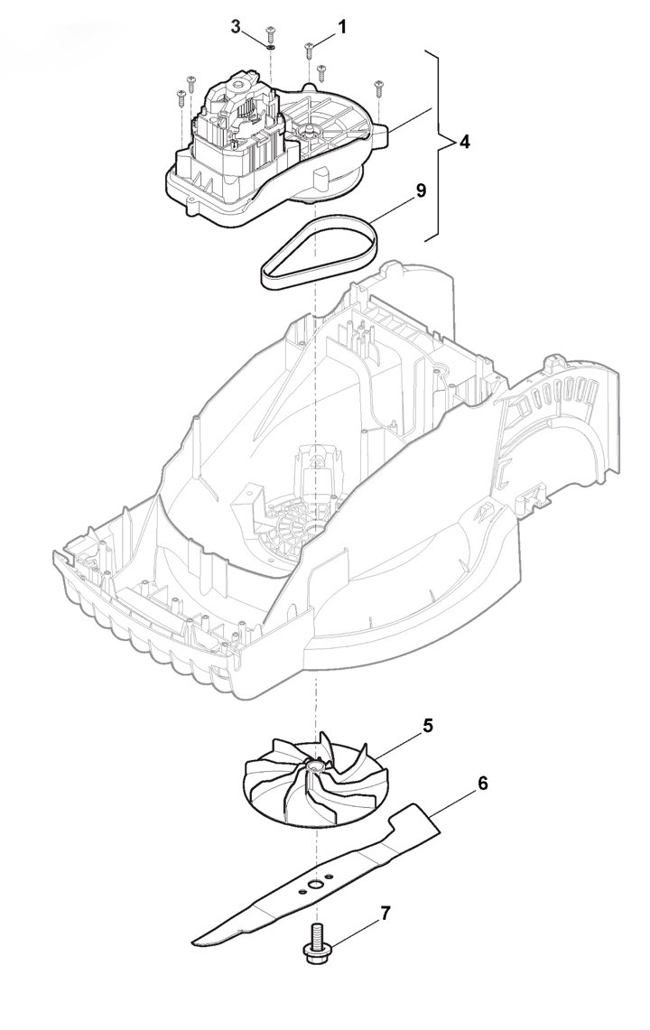 Mountfield Princess 38 blade